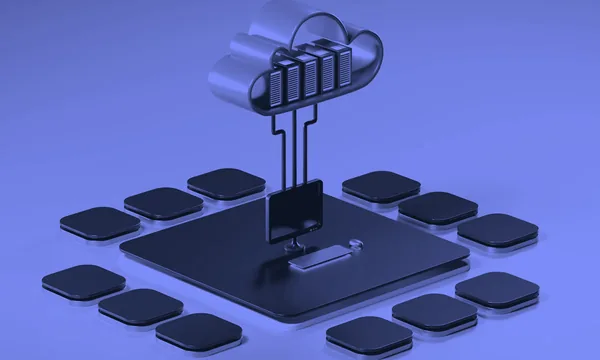 A smartphone operating independently from cloud servers.