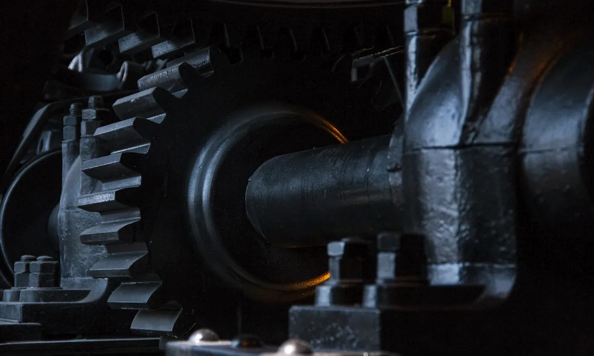Precise interlocking metal gears