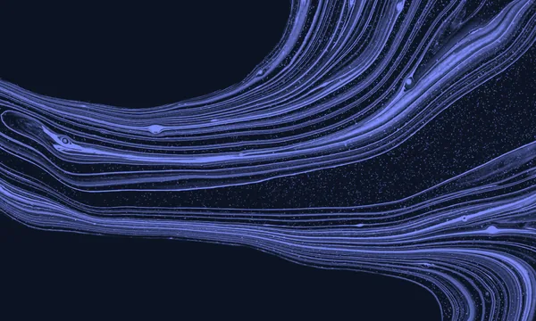 Microscopic particles flowing through liquid under capillary pressure